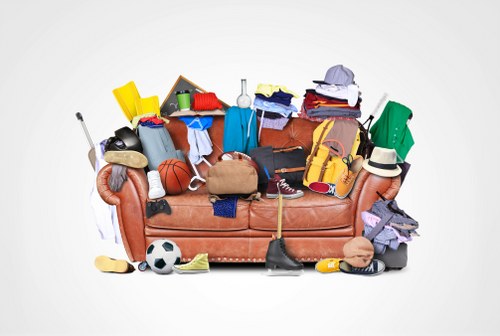 Professional team handling furniture clearance in a modern Ealing home